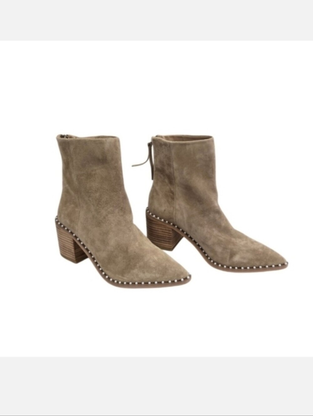 NWOT Steve Madden Aquarius Suede Ankle Boots in Tan
